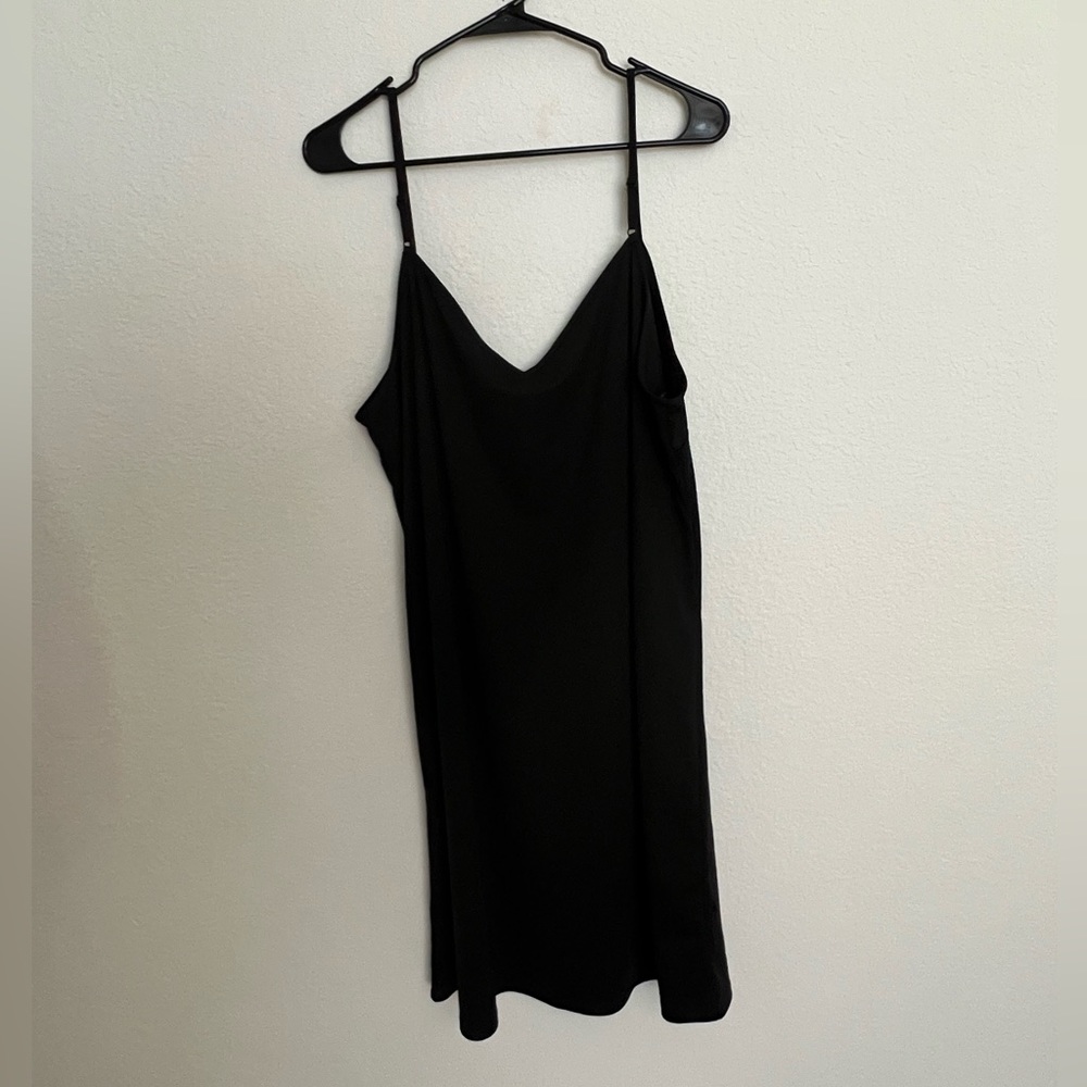 Asos River Island Black Slip Dress